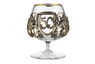 Бокал для коньяка "Юбилейный 50" (эконом)