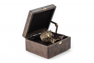 Бокал для коньяка "Успешному человеку" (уп. кожа)