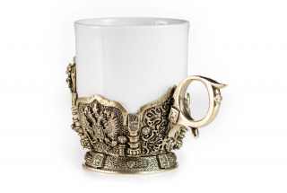 Кофейная чашка "Герб РФ"