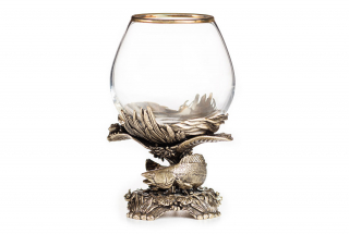 Бокалы для коньяка "Рыбалка мини" 2 шт (стерлядь, жерех)