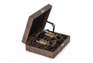 Лафитники Успешному человеку 2шт (уп. кожа)