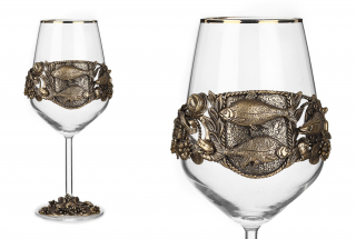 Бокал для вина "Рыбалка" Лещ (эконом)