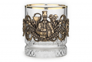 Стаканы для виски "Доктор" 2шт (эконом)